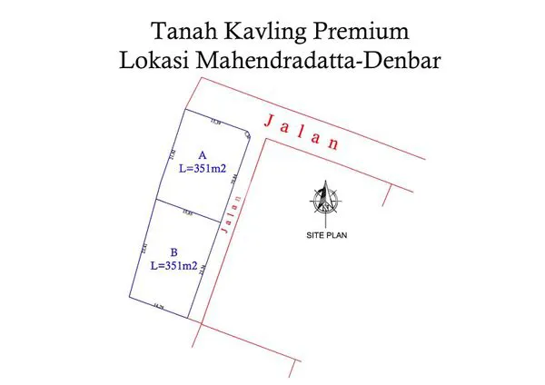 Gambar Property TANAH STRATEGIS KAWASAN MAHENDRADATA DENPASAR BARAT