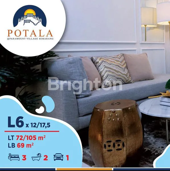 image POTALA L.6/LT.105/LB.69 @ PARAMOUNT VILLAGE, HUNIAN EKSKLUSIF  BERADA DI PUSAT KOTA SEMARANG (1)