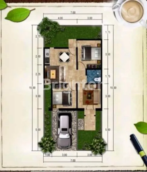 image RUMAH MINIMALIS MODERN DI BRIDGE TOWN TIDAR (3)