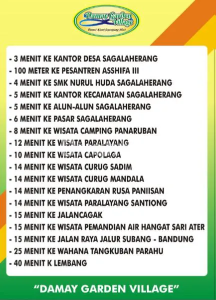 image KAVLING DAMAY GARDEN VILLAGE MURAH LAGI PROMO CIATER SUBANG (3)