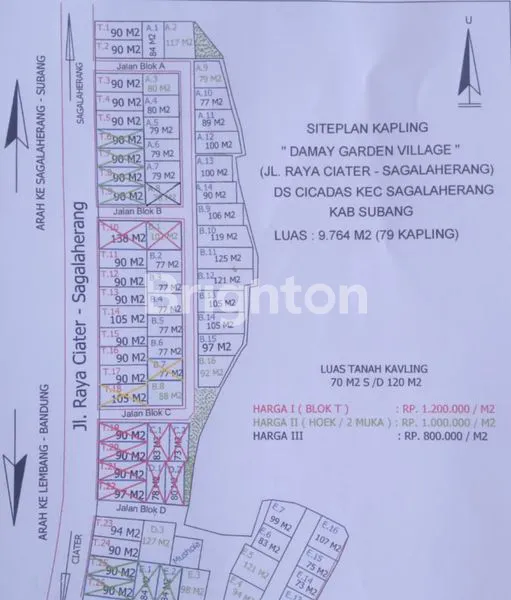 image KAVLING DAMAY GARDEN VILLAGE MURAH LAGI PROMO CIATER SUBANG (4)