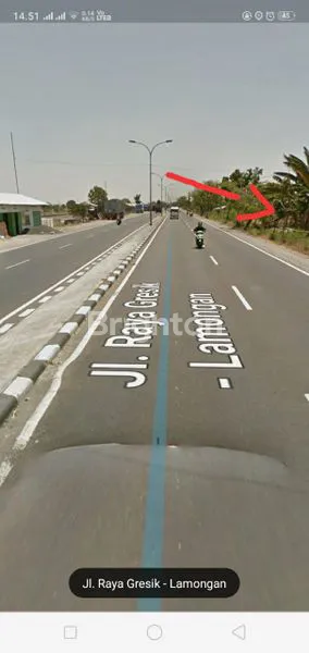 TANAH COCOK UNTUK GUDANG / PABRIK GRESIK