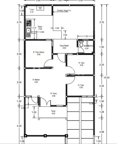 image RUMAH SIAP HUNI DI PERUMAHAN GRIYA EDELWEIS - MOJOLABAN (2)