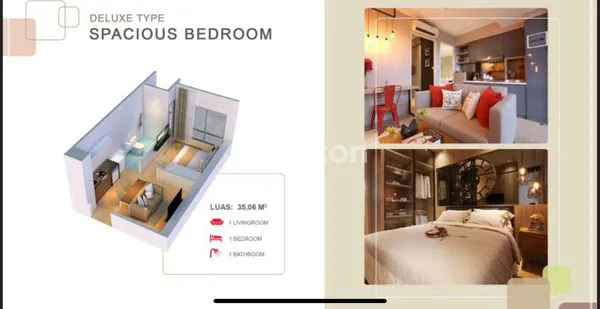 image HARGA MODAL APARTEMEN @KLASKA RESIDENCE TOWER AZURE PUSAT KOTA SURABAYA, LOKASI SANGAT STRATEGIS, HARGA CIAMIK (2)