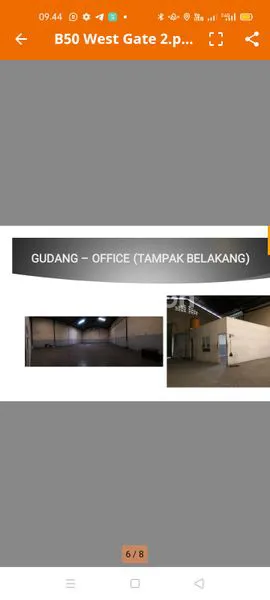 image GUDANG SIAP HUNI TERAWAT, TERLETAK DI PERGUDANGAN TANRISE WESTGATE, GEDANGAN SIDOARJO, TIDAK BANJIR, DAPAT DILEWATI KONTAINER 40 FEED (2)