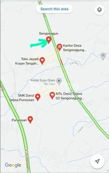 image TANAH JALAN POROS SENGONAGUNG SUKOREJO (2)