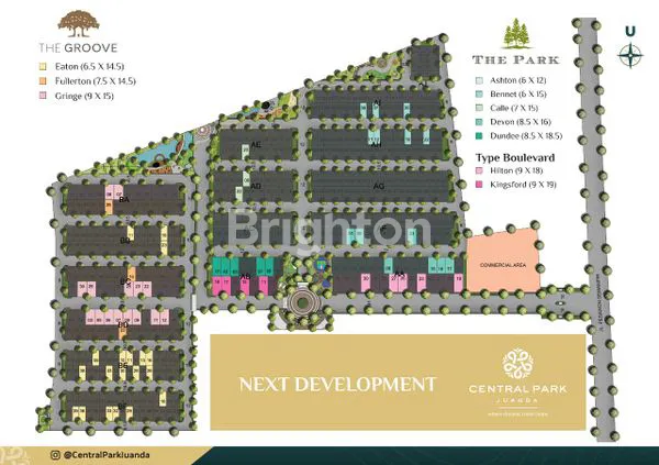 image RUMAH 2 LANTAI TYPE BANNET CENTRAL PARK JUANDA,ROW JALAN 3 MOBIL LONGGAR (2)