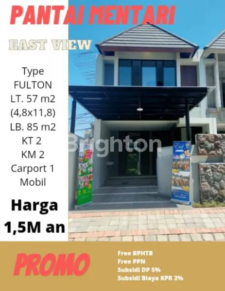 image RUMAH PANTAI MENTARI TYPE UNDER 2M FREE PPN DAN BPHTB SIAP KPR (1)