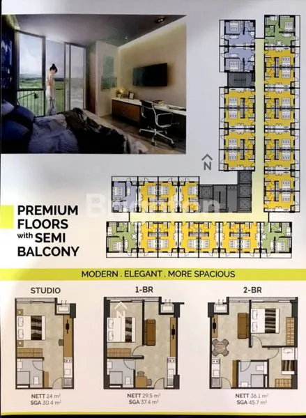 image APARTMENT TOWER DENVER CITRALAND TYPE 1BR (1)
