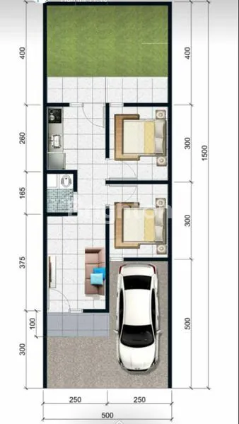 image READY 2 UNIT RUMAH TIPE 40/75 TAMBAK MEDOKAN AYU UNDER 800 JUTA (1)