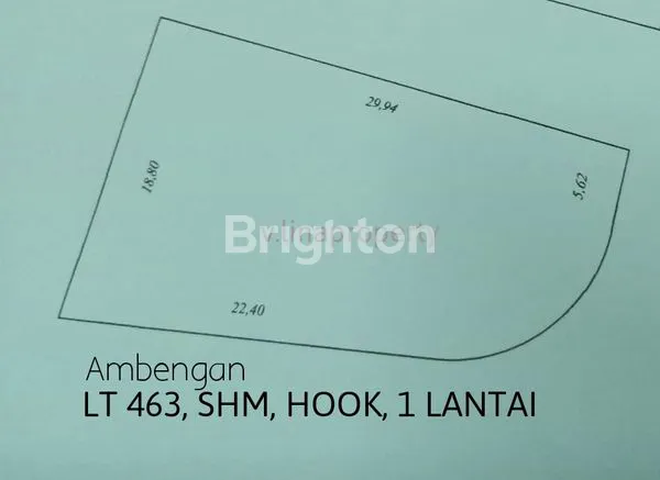 image RUMAH HITUNG TANAH JL RAYA AMBENGAN LT 463SHM1 LANTAIHOOK17M (NEGO) (3)