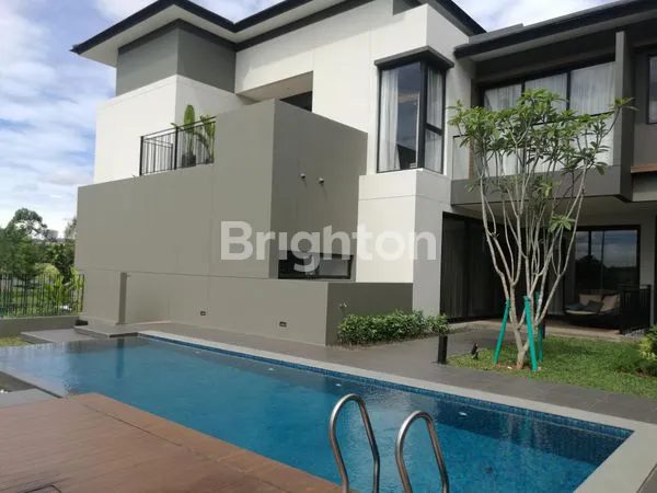 image RUMAH MEWAH 3 LANTAI SIAP HUNI LENGKAP DENGAN LIFT LAUREL NAVAPARK BSD TANGERANG (8)