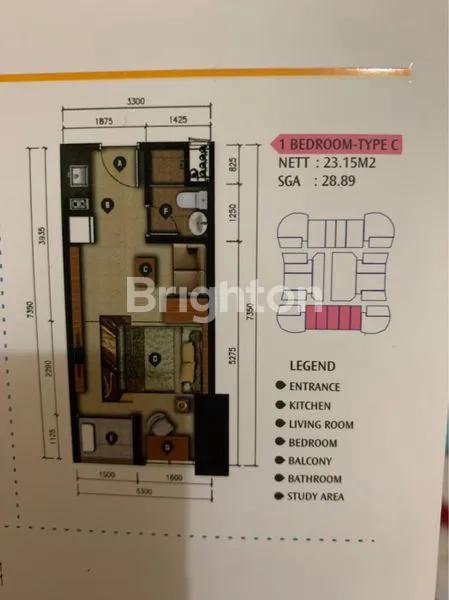 image APARTEMENT GRAND DHARMAHUSADA LAGOON (8)