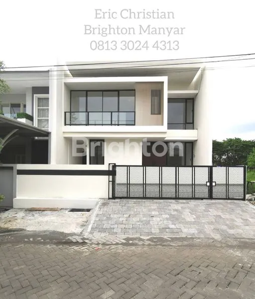 image RUMAH PONDOK CANDRA NEW GRESS MINIMALIS 2 LANTAI DEKAT CLUBHOUSE CARPORT 2 MOBIL PLAFON TINGGI, BANYAK JENDELA & SIRKULASI UDARA BAGUS (1)