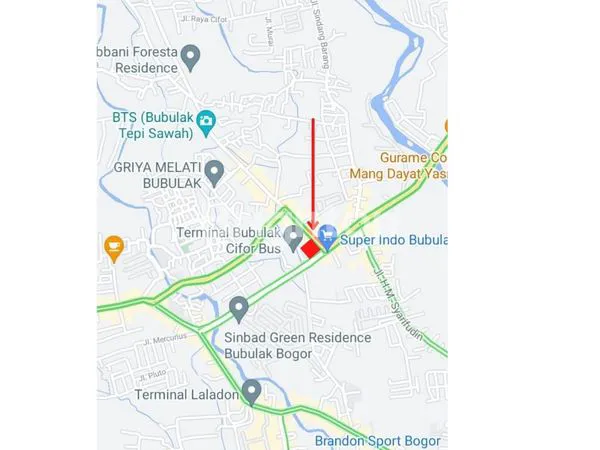 image TANAH HOOK STRATEGIS DI PERTIGAAN RAYA BUBULAK - CIFOR BOGOR (2)