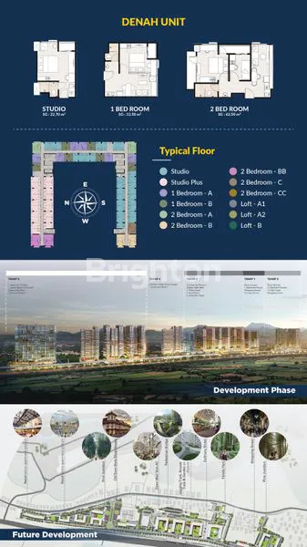 image TYPE 2 BR (A) DI APARTEMENT LRT CITY SENTUL BOGOR (4)