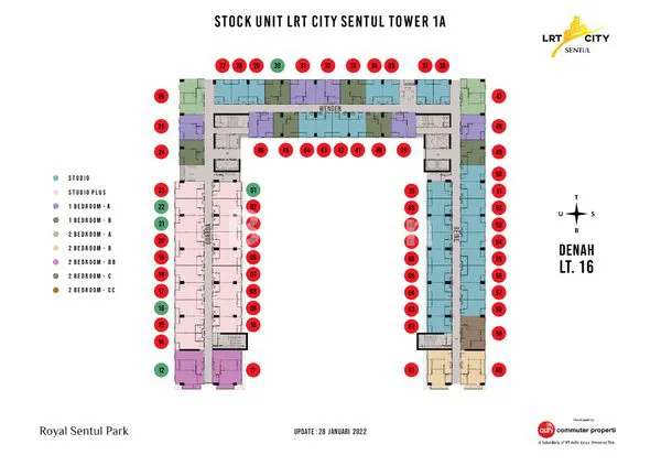 image TYPE 2 BR (A) DI APARTEMENT LRT CITY SENTUL BOGOR (7)