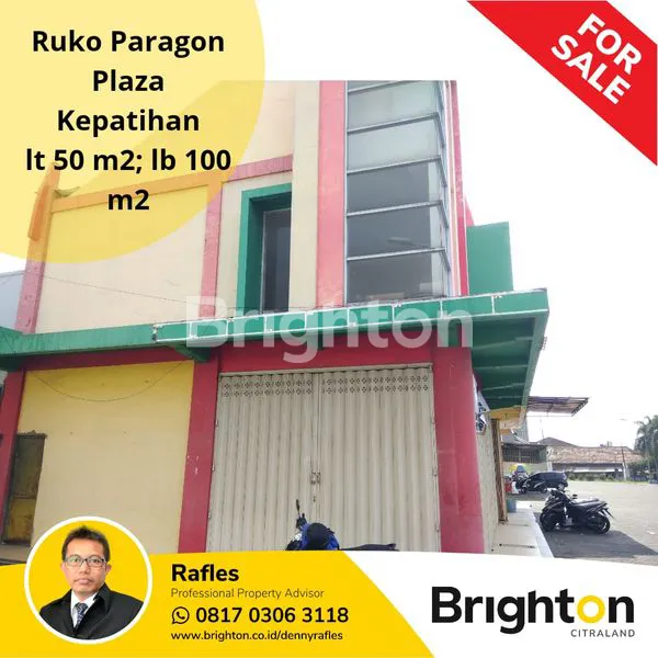 image RUKO PARAGON PLAZA SIAP PAKAI !! @KEPATIHAN DEKAT BENOWO SBY BARAT (1)