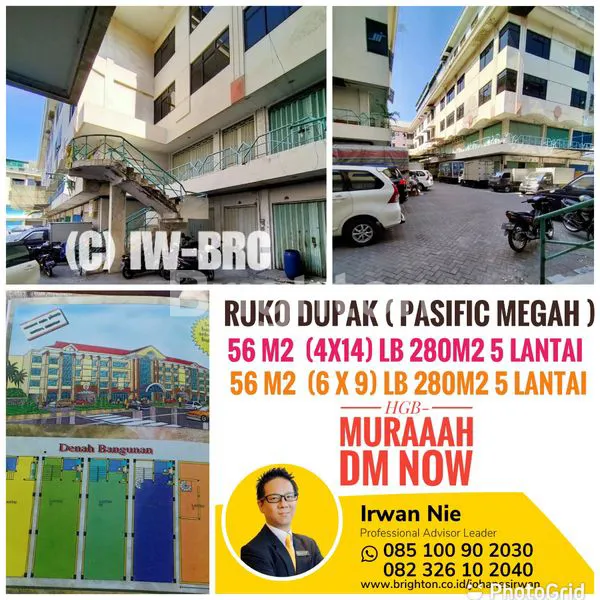 Gambar Property RUKO PACIFIC MEGAH ( DUPAK )  2 UNIT JEJER * PUSAT BISNIS, JLN  KEMBAR.. DKT TOL..