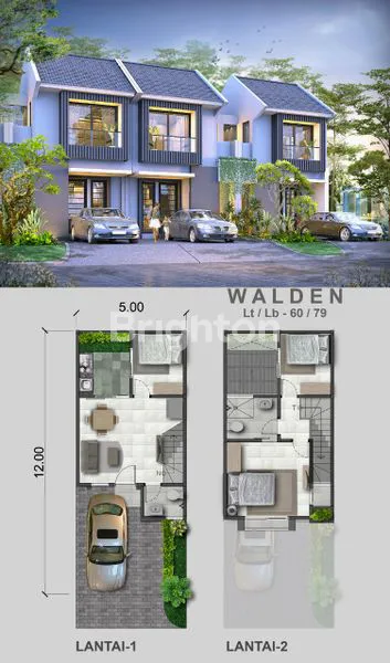 image TURUN HARGA RUMAH GRAND PAKUWON QUEENSLAND TIPE WALDEN (2)