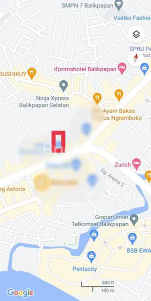 image LAHAN KOMERSIAL BALIKPAPAN PUSAT KOTA SUDIRMAN DEKAT BSB LD 24.5M (2)