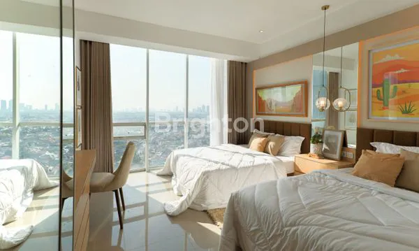 APARTEMEN FULL FURNISH SEKELAS BINTANG LIMACITY VIEW THE CITY SQUARE, SURABAYA