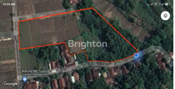 TANAH UNTUK CLUSTER DI AREA BERKEMBANG JOGJA BARAT