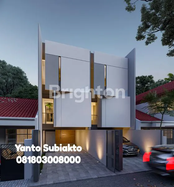 image NEW BRAND 3 LANTAI SIAP HUNI STRATEGIS SEMI FURNISH GUDANG TERPISAH  (1)