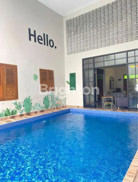 image RUMAH SERASA VILLA PLUS KOLAM RENANG DITENGAH KOTA SURABAYA SEKITAR KENJERAN KALIJUDAN, FULL FURNISHED (5)
