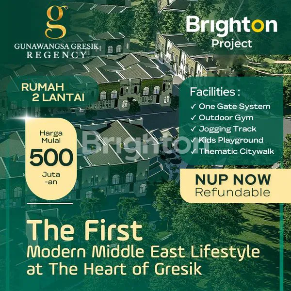 image RUMAH 2 LANTAI DENGAN 2 KAMAR TIDUR CUMA 500 JUTA'AN GUNAWANGSA GRESIK REGENCY (3)