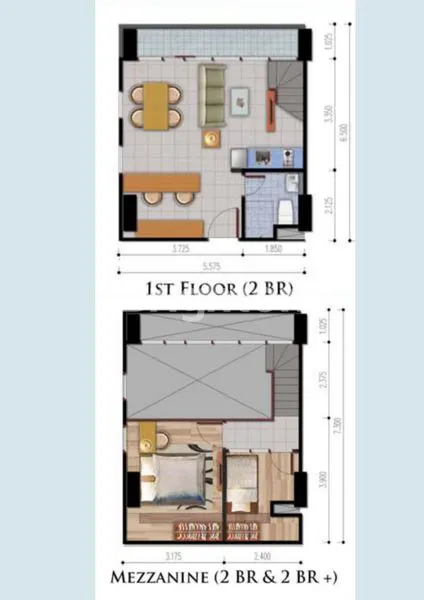 image BRAND NEW 2 BR APARTMENT MODEL LOFT CITY VIEW (2)