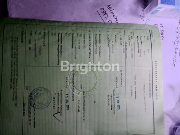 image **HOT LISTING**TANAH YANG KEDUA  CIBITUNG UNTUK DIBANGUN CLUSTER RUMAH (4)