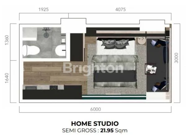 image HOME STUDIO APARTMENT RASA SERIAL KOREA HANYA 520JUTA DI GADING SERPONG (5)