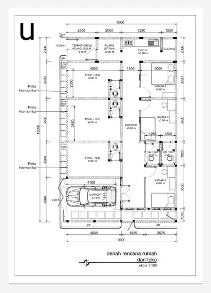 image RUMAH USAHA HOOK DEKAT PASAR PLUS 3 KIOS DI TROSOBO SIDOARJO (2)