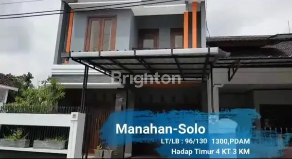 HUNIAN CANTIK DI TENGAH KOTA SOLO, DEKAT STADION MANAHAN