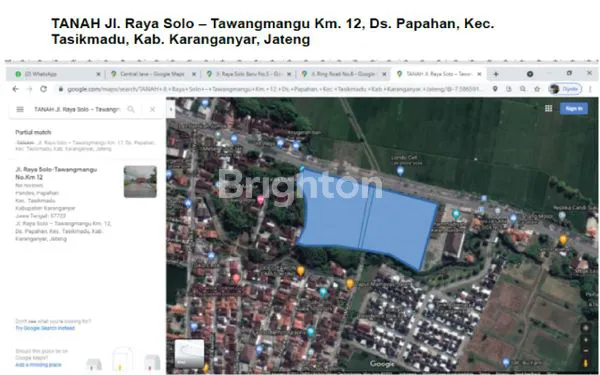 image JUAL TANAH  LUAS DI JALAN BESAR TAWANGMANGU (1)