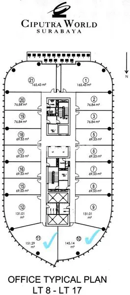 image DISEWAKAN OFFICE TOWER CIPUTRA WORLD (1)