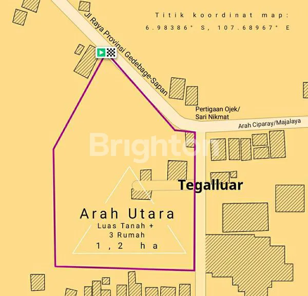 image BELI TANAH BONUS RUMAH TEGALLUAR, JALAN PROPINSI GEDE BAGE SAPAN BANDUNG (2)