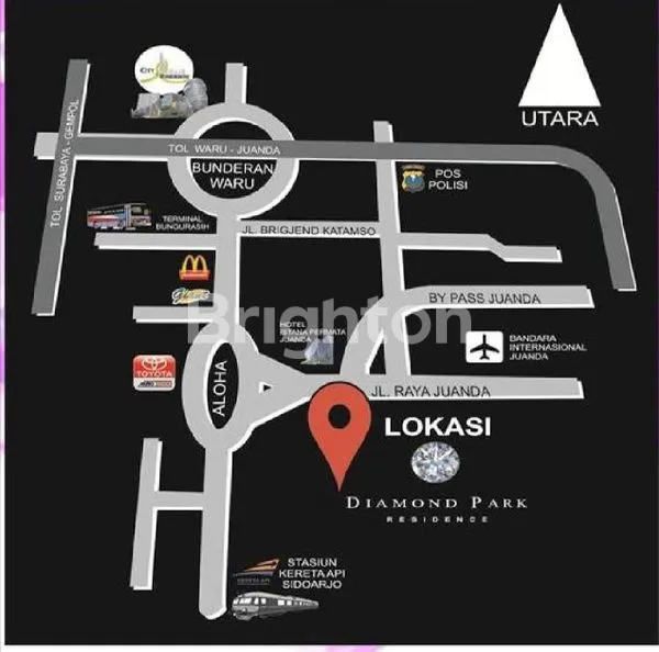 image NEW MINIMALIS RP. 1M-AN PINK DIAMOND, DIAMOND PARK RESIDENCE SIDOARJO DEKAT WARU, JUANDA (2)