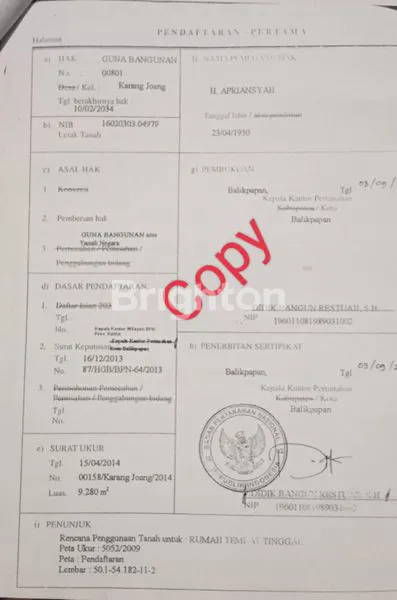 image BALIKPAPAN,TANAH DI KM 1 3 (2)