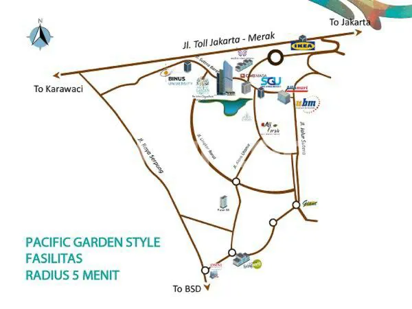 image APARTEMEN PACIFIC GARDEN, ALAM SUTRA, PINANG, KOTA TANGERANG, BANTEN (7)