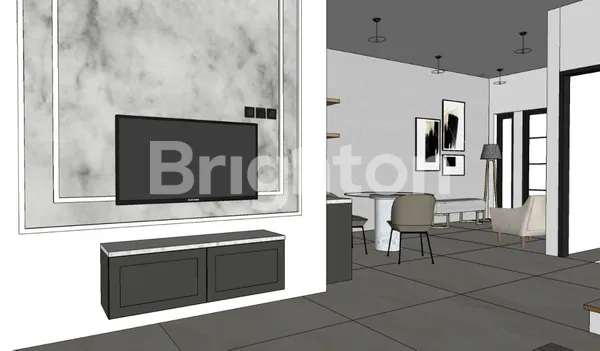 image NEW !!!! TURUN HARGA! RUMAH SEMI FURNISHED DEKAT TOL, SUPERINDO (2)