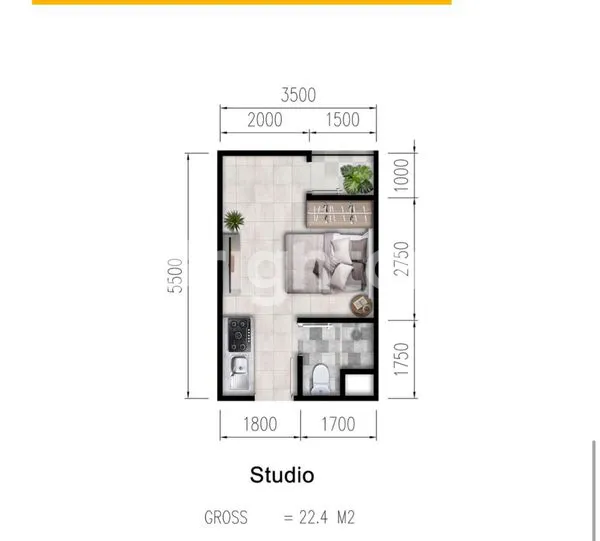 image STUDIO APARTEMEN HARGA TERBAIK  (1)