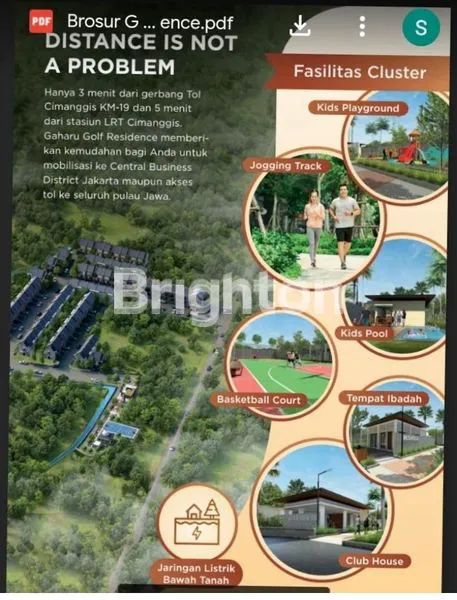 image HUNIAN MODERN GAHARU GOLF RESIDENCE DEKAT TOL CIMANGGIS  (7)