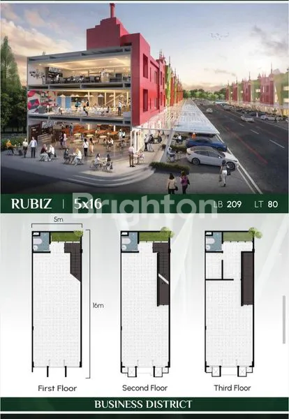 image RUKO DI DAUN VILLAGE 3LT TIPE RUBIZ PLATINUM (1)