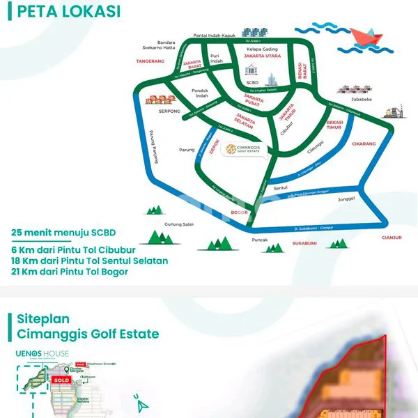 image UENOS HOUSE "CLUSTER TYPE N 2LT" CIMANGGIS GOLF ESTATE (4)