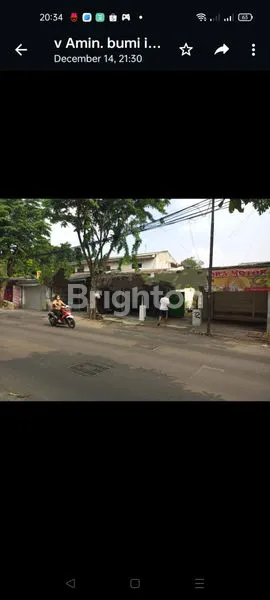 TANAH DI 0 JALAN RAYA BUMI INDAH, DEKAT MARGOMULYO, DEKAT DARMO INDAH, SUDAH ADA BEBERAPA BANGUNAN TOKO