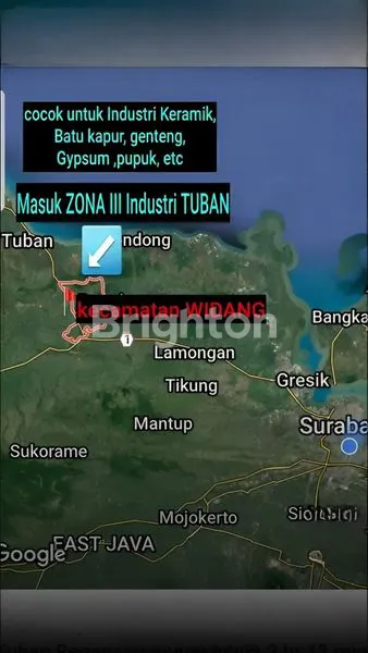 image TANAH DEKAT JALAN RAYA TUBAN - BABAT, JAWA TIMUR (1)