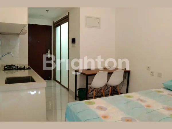 image APARTEMEN SKY HOUSE BSD MODERN MINIMALIS TOWER LEONIE DEKAT AEON TANGERANG STUDIO FULL FURNISHED LUAS 21M2 (2)