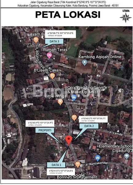 image TANAH KAVLING SIAP BANGUN DI KAWASAN CIGADUNG BANDUNG (2)